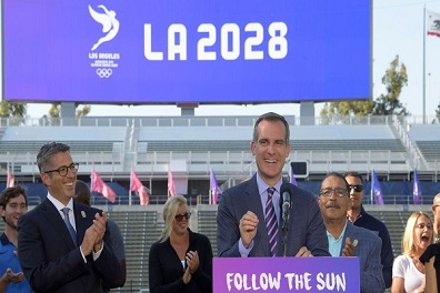 مجلس مدينة لوس انجليس يدعم قرار استضافة أولمبياد 2028