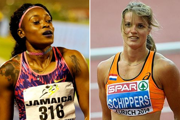  ستحصل الهولندية دافني شيبرز على فرصة واحدة للثأر من الجامايكية ايلاين طومسون بحال مواجهتهما في نهائي سباق 100 متر