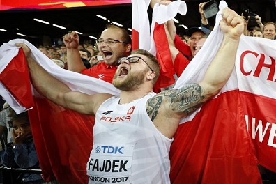 البولندي فايديك يحرز لقبه الثالث في رمي المطرقة بمونديال القوى