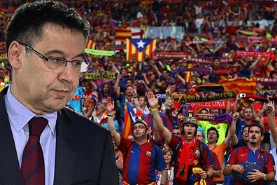 برشلونة يرد على المطالبات باستقالة بارتوميو