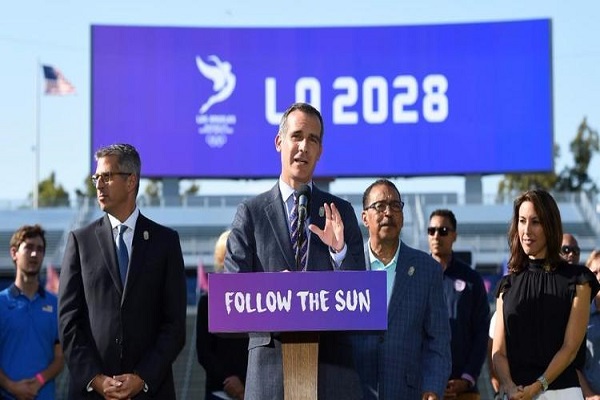 لوس انجليس تصادق على عقد المدينة المضيفة لاولمبياد 2028