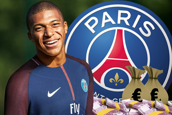 ضم نادي باريس سان جرمان الفرنسي لكرة القدم لاعب موناكو كيليان مبابي في صفقة تقدر بـ 180 مليون يورو