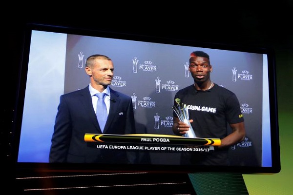 بوغبا يتوج جهوده بجائزة أفضل لاعب في الدوري الأوروبي