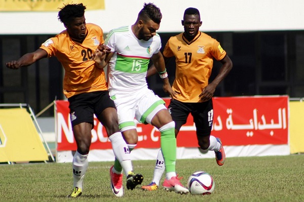 الجزائر تودع بخسارتها امام زامبيا صفر-1