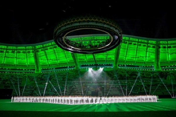 رئيس تركمانستان يفتتح دورة الألعاب الآسيوية للصالات والفنون القتالية