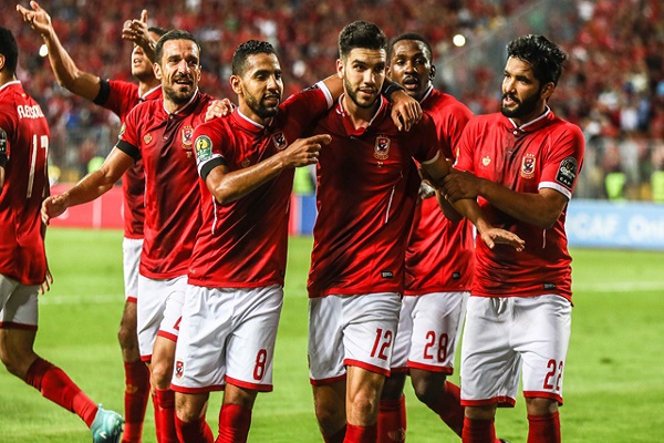 فوز الأهلي على المصري بهدفي كوليبالي وأزارو
