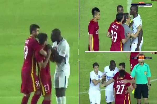 السنغالي ديمبا با يتهم لاعبا بتوجيه إهانات عنصرية له في الدوري الصيني