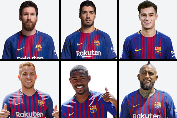 تضم تشكيلة برشلونة التي سافرت الى المغرب، أربعة لاعبين من خارج دول الاتحاد الأوروبي 