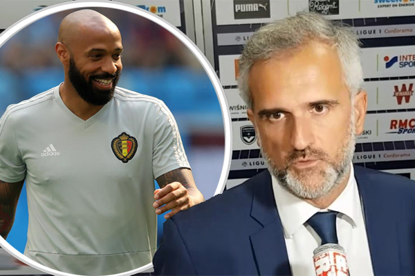 اعلن مارتان انتهاء المفاوضات مع هنري بعد رفض الأخير تدريب الفريق