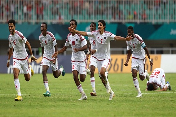 الإمارات تحرز برونزية كرة القدم في دورة الألعاب الآسيوية