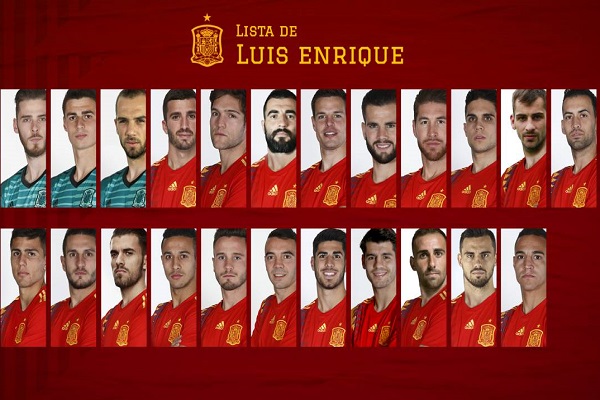 تشكيلة منتخب إسبانيا