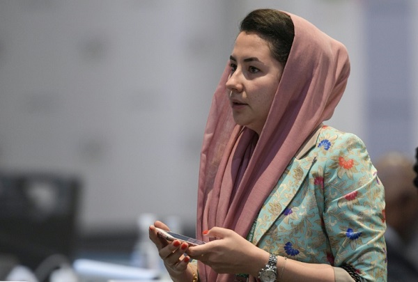 الأفغانية سميرة أضغري عضو المجلس الأولمبي الأسيوي