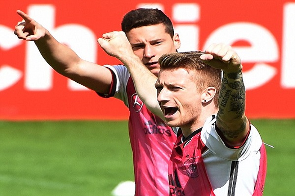 رويس يغيب عن تمارين المنتخب الألماني ودراكسلر يستأذن بسبب الحداد