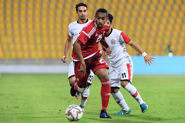 الإمارات تحقق على حساب اليمن فوزا أول بعد ثلاث مباريات