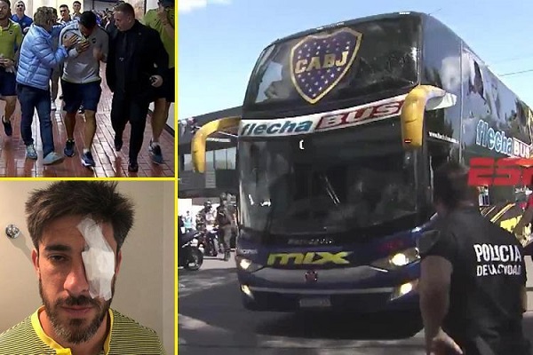 الاعتداء على حافلة بوكا يرجئ نهائي ليبرتادوريس حتى إشعار آخر