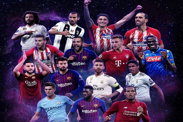 ريال مدريد يسيطر على تشكيلة يويفا المثالية لعام 2018