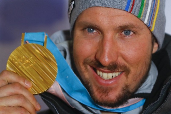 النمسوي هيرشر يتوج مسيرته بذهبية في التزلج الألبي