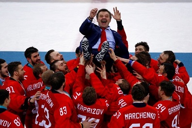 روسيا تحرز لقب هوكي الرجال لأول مرة منذ 26 عاما