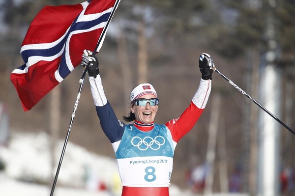 النروجية بيورغن تحرز الميدالية الأخيرة مع رقم قياسي