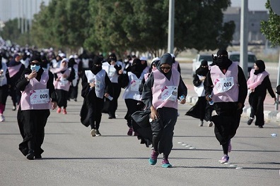سباق ماراثون للنساء في السعودية للمرة الاولى