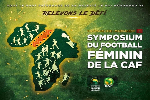 ملصق المناظرة الأفريقية حول كرة القدم النسوية بمراكش