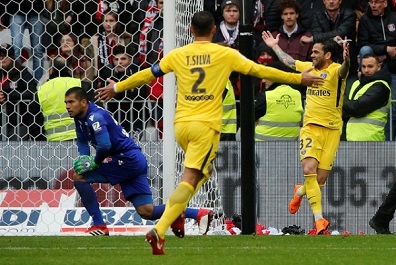 باريس سان جرمان يحقق فوزا صعبا على نيس