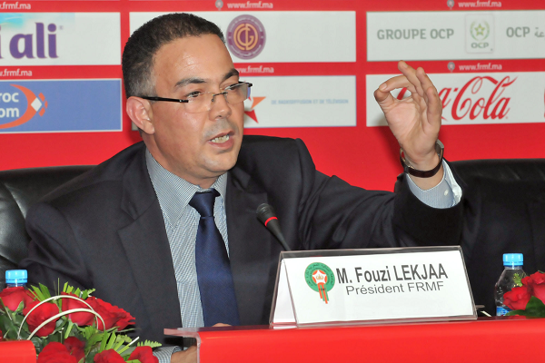 رئيس الاتحاد المغربي لكرة القدم فوزي لقجع .