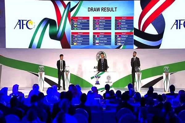 منتخبان عربيان في المستوى الأول لقرعة كأس آسيا 2019