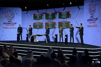 قرعة كأس آسيا 2019 تسفر عن مجموعات متوزانة