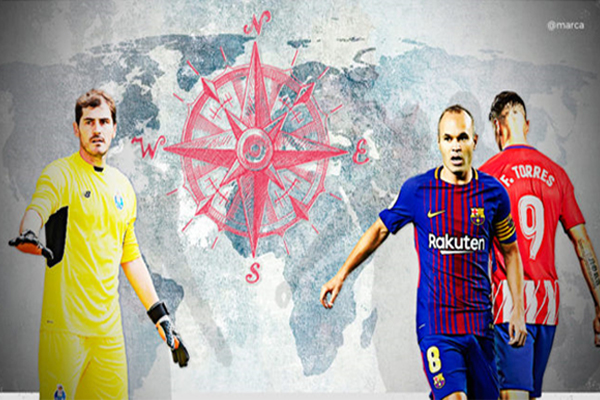 الأساطير الثلاثة ارتبطت أسماءهم بالإنجازات الكبيرة التي حققها المنتخب الإسباني