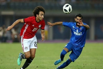 مصر تتعادل مع الكويت استعدادا للمونديال