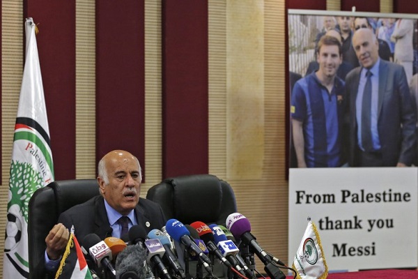  رئيس الاتحاد الفلسطيني لكرة القدم جبريل الرجوب
