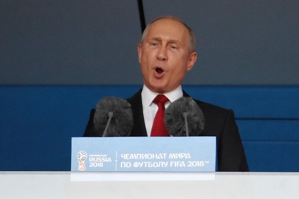 بوتين يعلن افتتاح كأس العالم في روسيا