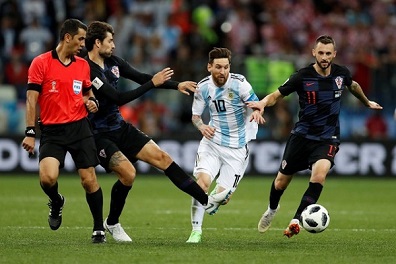 4 أرقام من فوز كرواتيا على الأرجنتين