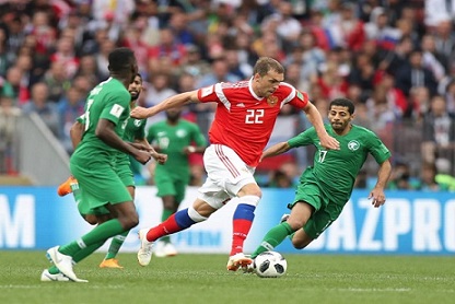 التلفزيون الألماني: لاعبو روسيا تناولوا منشطات قبل مباراة السعودية