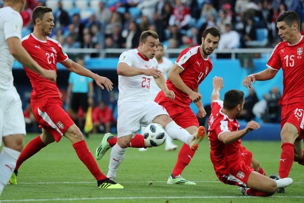 مواجهة صربيا وسويسرا تنتهي بالتعادل
