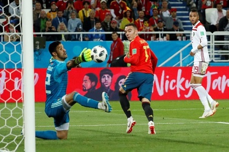 إسبانيا تنتزع التعادل من المغرب وتبلغ مع البرتغال ثمن نهائي #مونديال_روسيا