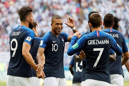 فرنسا تهزم الأرجنتين وتتأهل إلى ربع نهائي مونديال روسيا