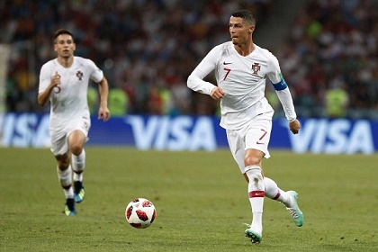 رونالدو يتصدر قائمة أسرع اللاعبين في كأس العالم