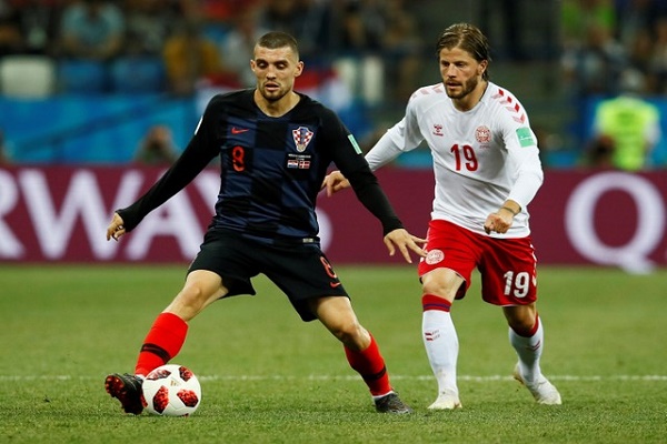 كرواتيا والدنمارك الى الوقت الاضافي بعد التعادل 1-1