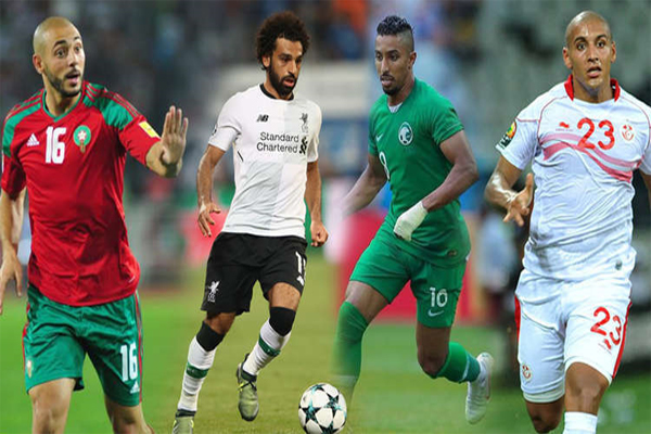  اختير لاعب الوسط المغربي نور الدين أمرابط كأفضل لاعب عربي في كأس العالم المقامة حالياً في روسيا