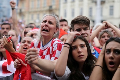كرواتيا الحزينة فخورة بأبطالها على رغم الخسارة