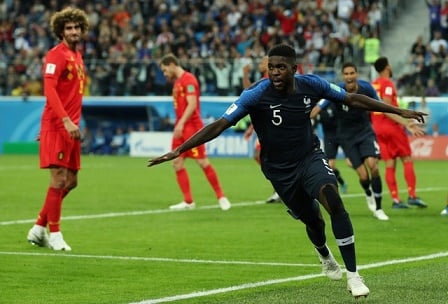 أرقام من فوز فرنسا على بلجيكا في نصف نهائي كأس العالم