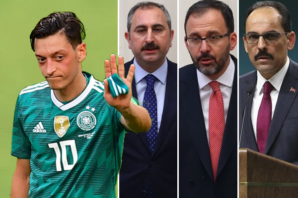  أشاد وزراء أتراك الاثنين بقرار لاعب كرة القدم التركي الأصل مسعود اوزيل بترك المنتخب الألماني بسبب 