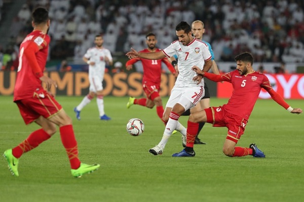 تعادل الإمارات والبحرين في افتتاح كأس آسيا 