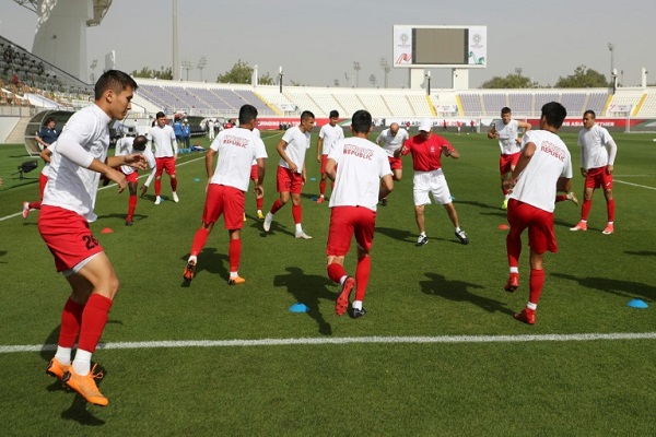 تشارك قيرغيزستان للمرة الاولى في نهائيات كأس آسيا في كرة القدم