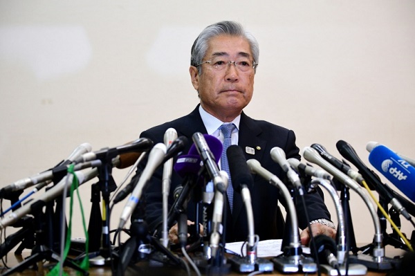رئيس اللجنة الأولمبية اليابانية تسونيكازو تاكيدا