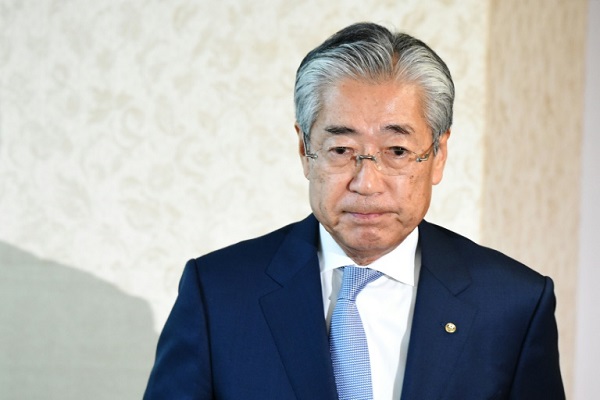 رئيس اللجنة الأولمبية اليابانية تسونيكازو تاكيد 