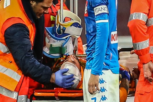أوسبينا يتعافى في العناية المركزة بعد تعرضه لإصابة في الرأس