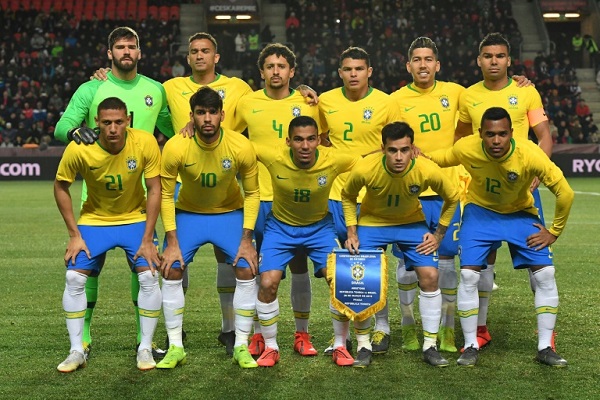 منتخب البرازيل قبل مواجهة تشيكيا في 26 اذار/مارس 2019